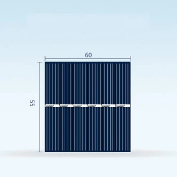 10шт 6055 Солнечная панель 3 В 150 мА, мини-панель Sunpower DIY Для солнечной лампы, Игрушки, Зарядное устройство для телефона, солнечные элементы