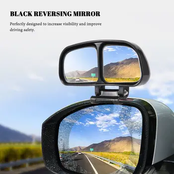 2шт Универсальных автомобильных регулируемых зеркал заднего вида с расширяющейся широкоугольной слепой зоной