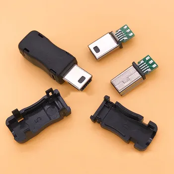 EClyxun 10 компл./лот 3 в 1 MINI 10P 10Pin USB Разъем MINI 10P USB Штекерный Разъем с пластиковым корпусом