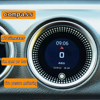 Автозапчасти Цифровые GPS-Часы Высотомер, Приборный Инклинометр С Датчиком TPMS Для Suzuki New Vitara 2015-2018