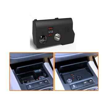 Автомобильное зарядное устройство для телефона, прикуриватель, USB-разветвитель, один на двоих, быстрая зарядка для Volkswagen Golf 6 MK6