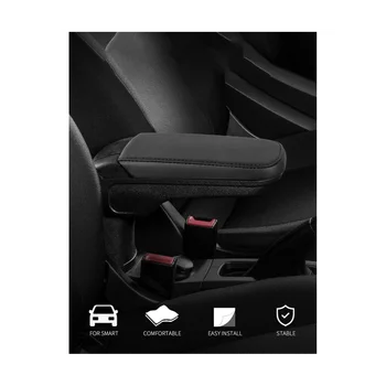 Автомобильный Подлокотник, Центральный Ящик для хранения подлокотника с держателем стакана воды с USB для Mercedes Smart Fortwo Forfour 453 2015-2019