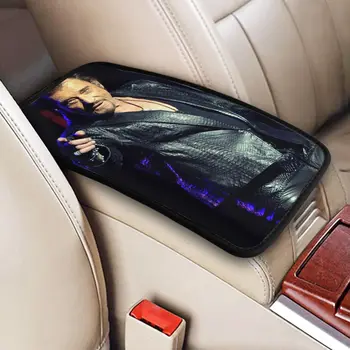 Накладка на центральную консоль Johnny Hallyday Rock Star Чехол для автомобильного подлокотника, коврик для автоаксессуаров Singer, Крышка для внутренней коробки для хранения