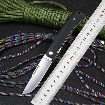 Новый складной нож JUMCSONG высокой твердости с лезвием D2 и ручкой G10, карманный нож EDC для кемпинга, инструмент для самообороны, острый фруктовый нож