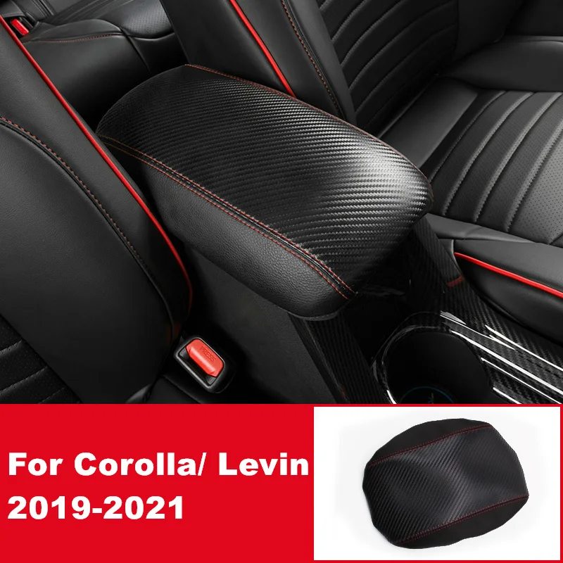 Для Toyota Corolla Levin 2019 2020 2021 E210 12th 1x Автомобильный Стайлинг Центральный Подлокотник Консоль Чехол Защита 1