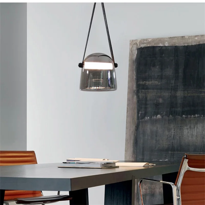 Креативный подвесной светильник SAMAN, современные ремни, светодиодные лампы, светильники для домашней декоративной столовой 1