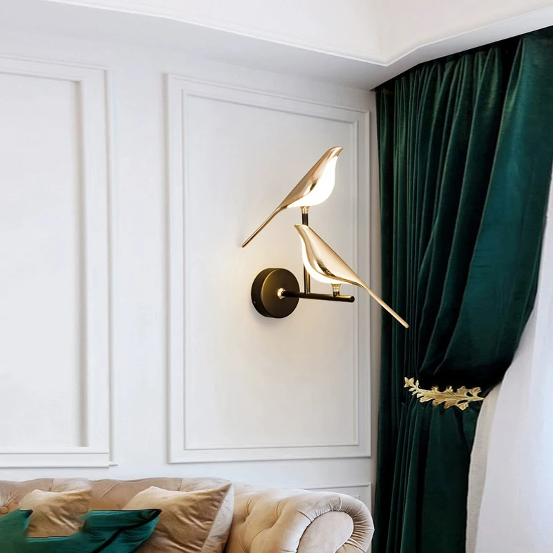 Скандинавский светодиодный настенный светильник для спальни, Простой Современный Настенный светильник для гостиной, Креативный Персонализированный Рабочий Бытовой светильник 2